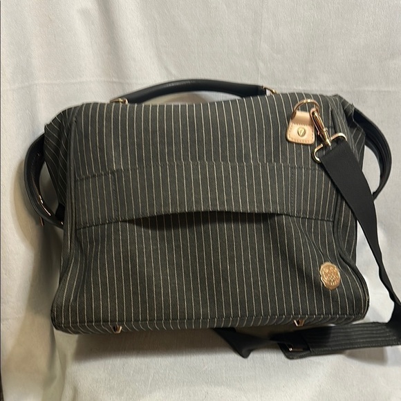 Vince Camuto Gray and Rose Gold Weekender Bag - Picture 7 of 14